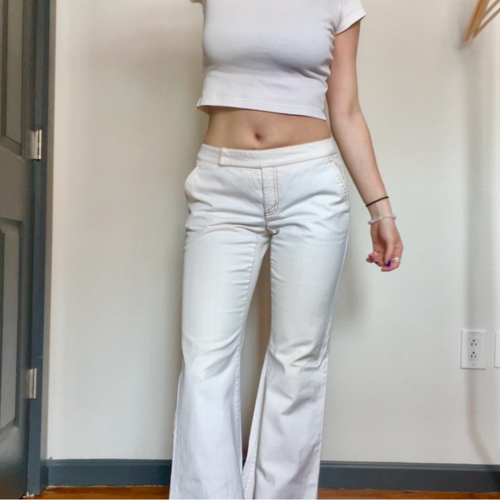 the limited low rise flare jeans